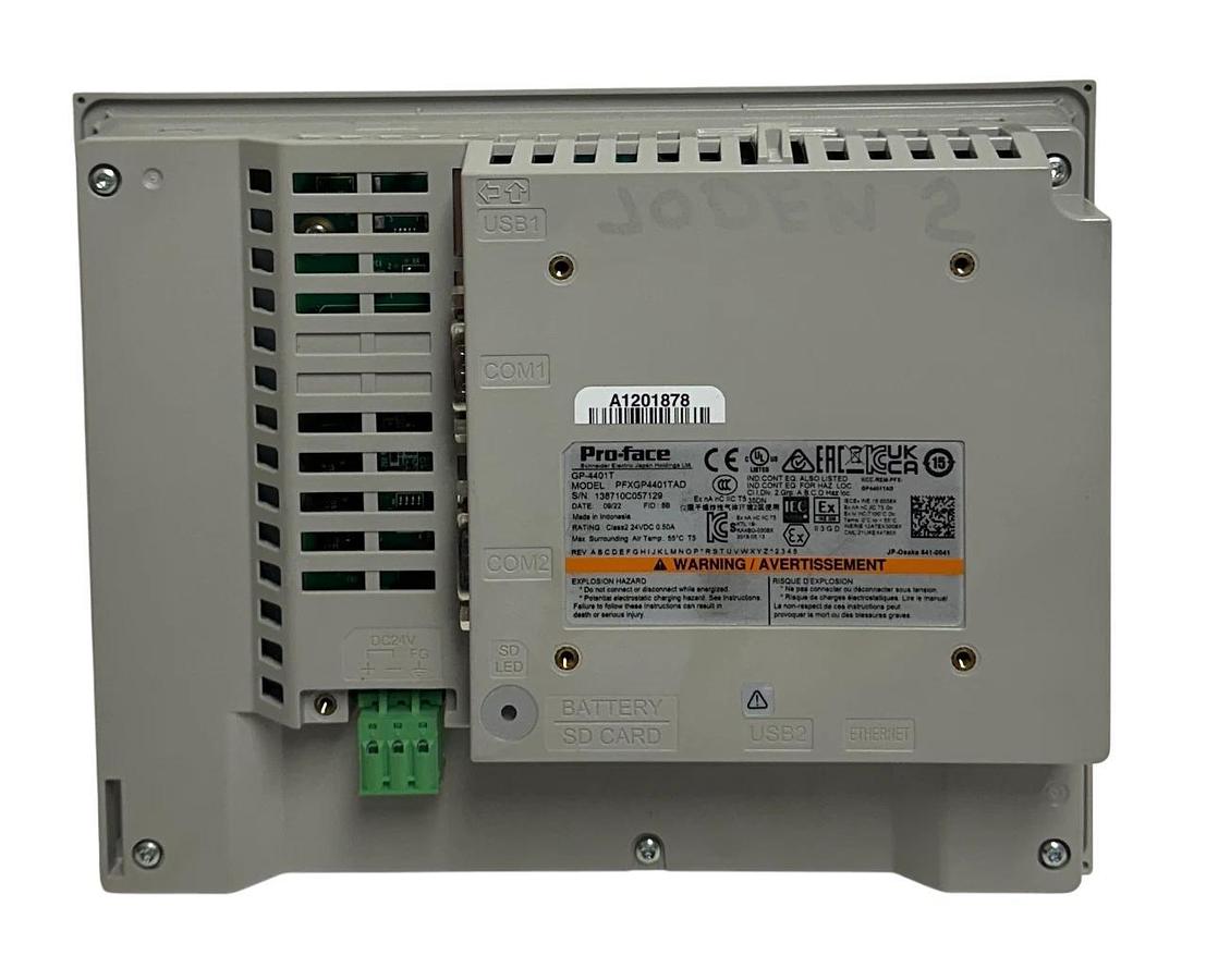 Used SCHNEIDER PROFACE GP-4401T / PFXGP4401TAD OPERATOR INTERFACE Ethernet 24VDC USNP