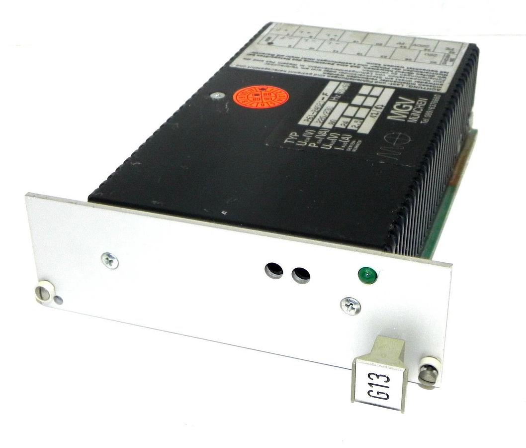 Used MGV P61-24021-F POWER SUPPLY 220/230, 50/60HZ P6124021F