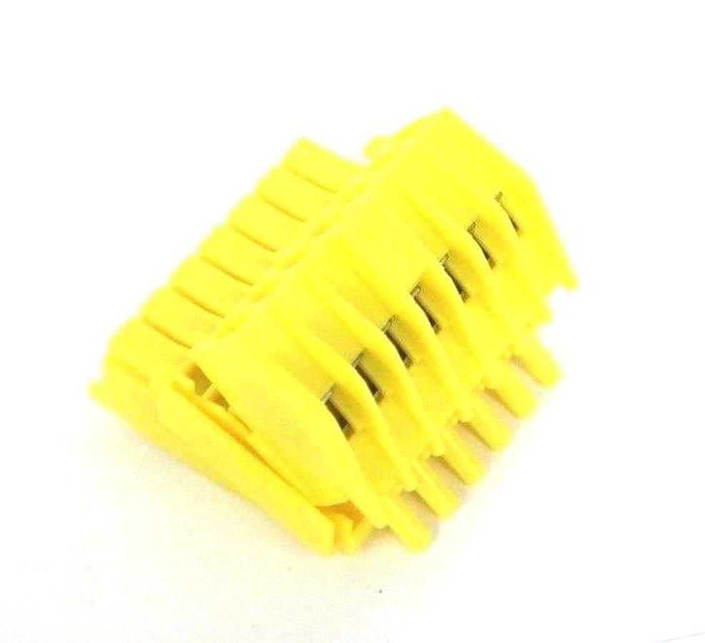 Used LOT OF 40 NEW GENERIC WPL7 YELLOW CONNECTORS E47048SP