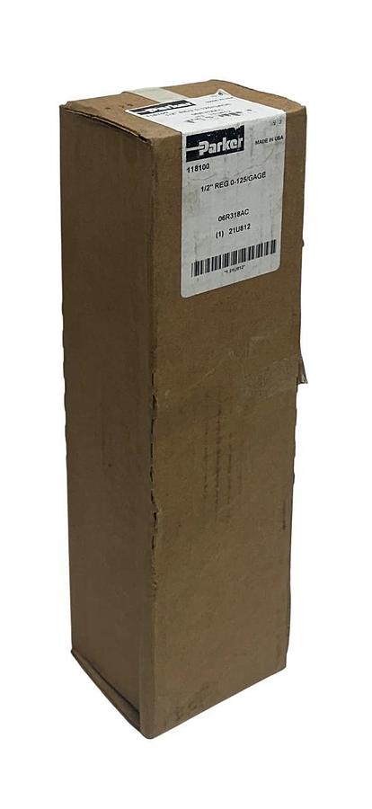 PARKER 06R318AC / 21U812 / 118100 REGULATOR 1/2'' REG 0-125/GAGE OEM NSMP