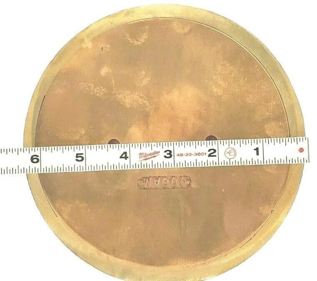 NEW JOSAM 6F-2 STR NIKALOY STRAINER SATIN FINISH BRASS COVER 6-3/8" DIA. 36F 6F2