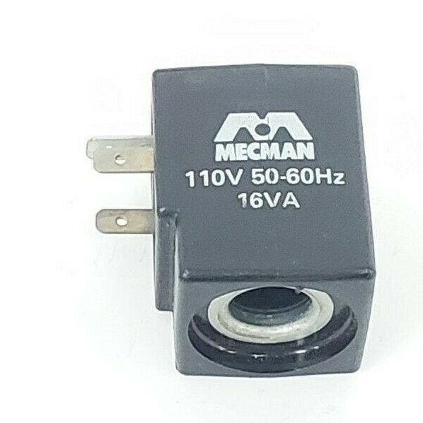 Used MECMAN 110V 50-60HZ 16VA, 34/91 SOLENOID COIL