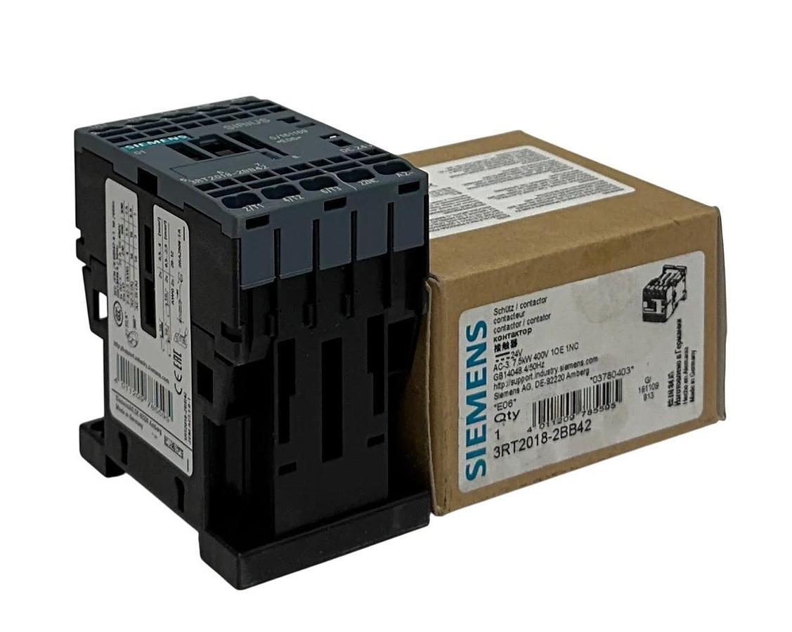 SIEMENS 3RT2018-2BB42 / 3RT20182BB42 SIRIUS CONTACTOR 24VDC 1/3PH 3-POLE NSMP