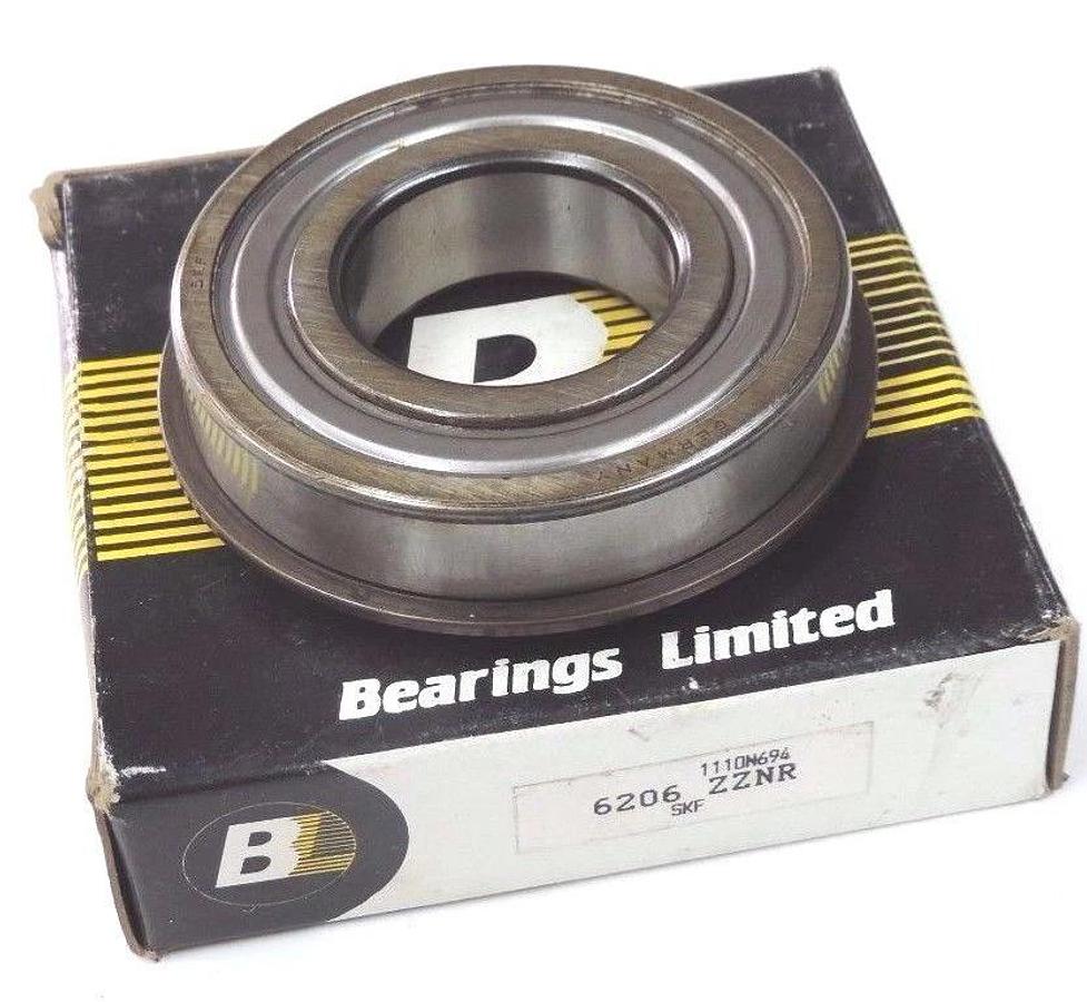 Used NIB BEARINGS LIMITED 6206ZZNR BEARING 6206 ZZNR