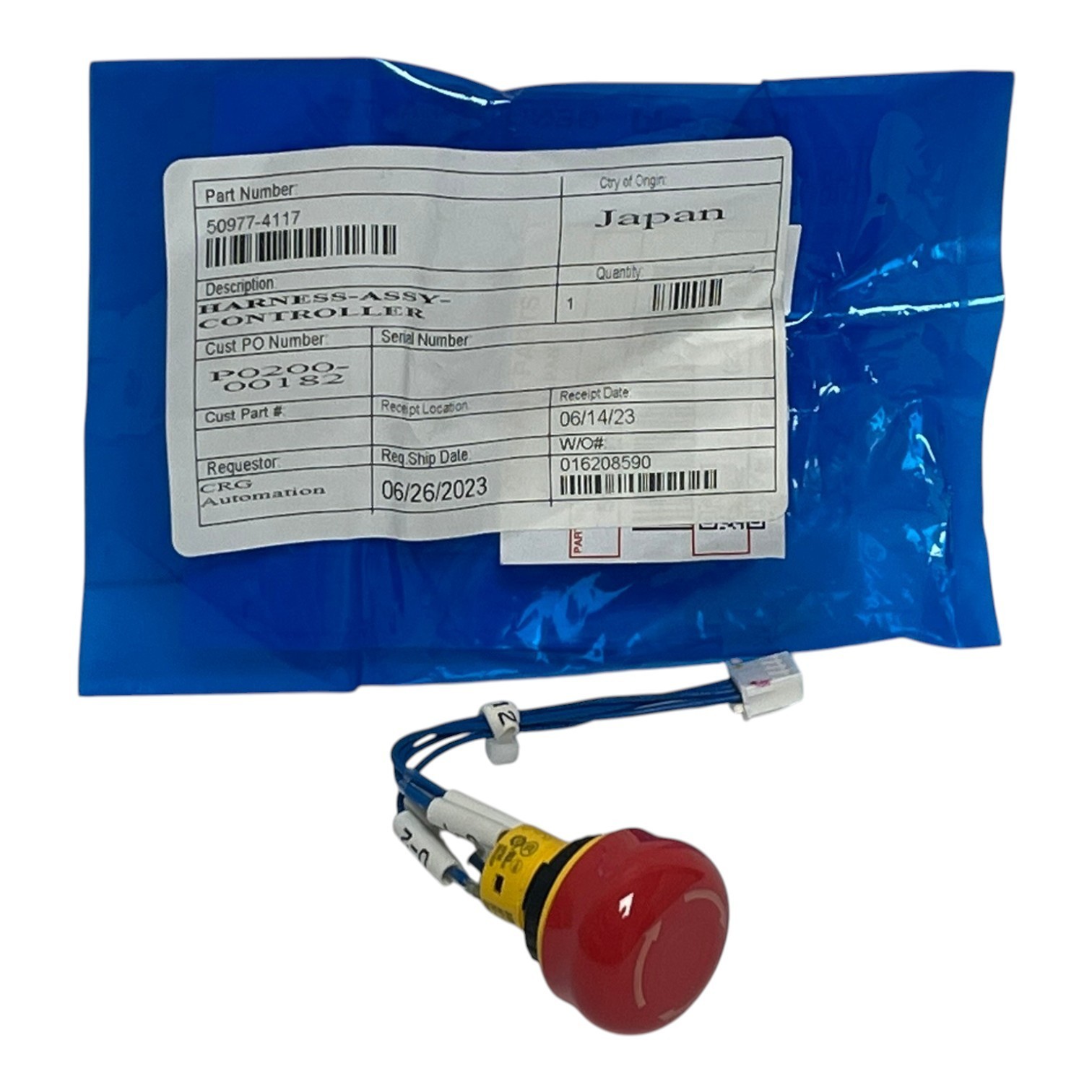 Used IDEC AB6E-BV E-Stop Pushbutton Switch Kawasaki Robot Controller 509774117 New