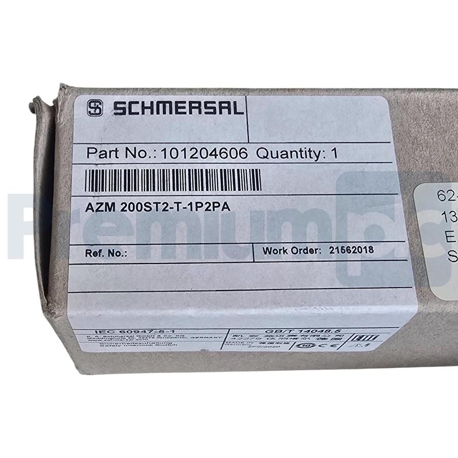 Schmersal 101204606 | AZM 200ST2-T-1P2PA Safety Interlock Switch 24VDC M12 NSMP