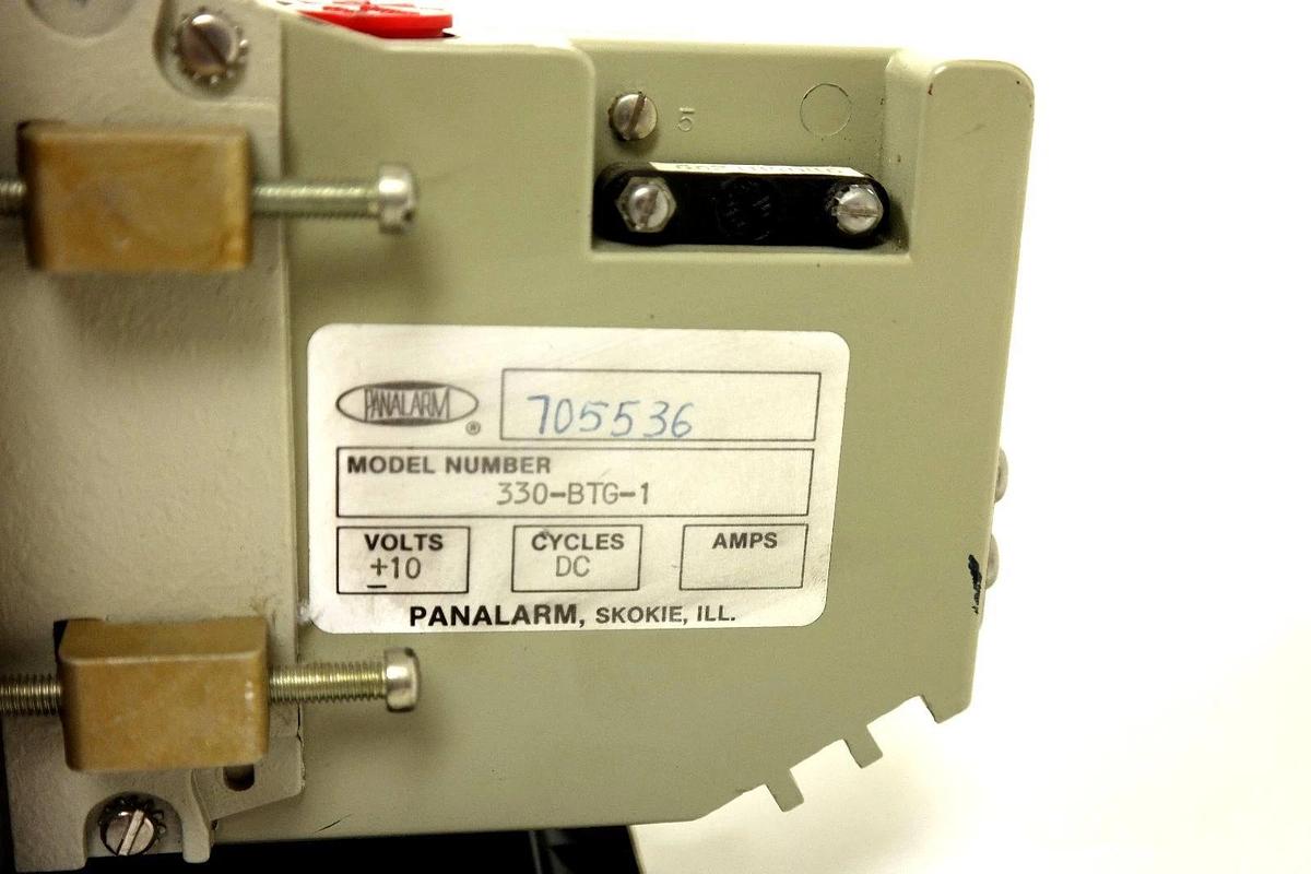 NEW PANALARM 330-BTG-1 GAUGE +/- 10V DC CYCLES 330BTG1, 705536