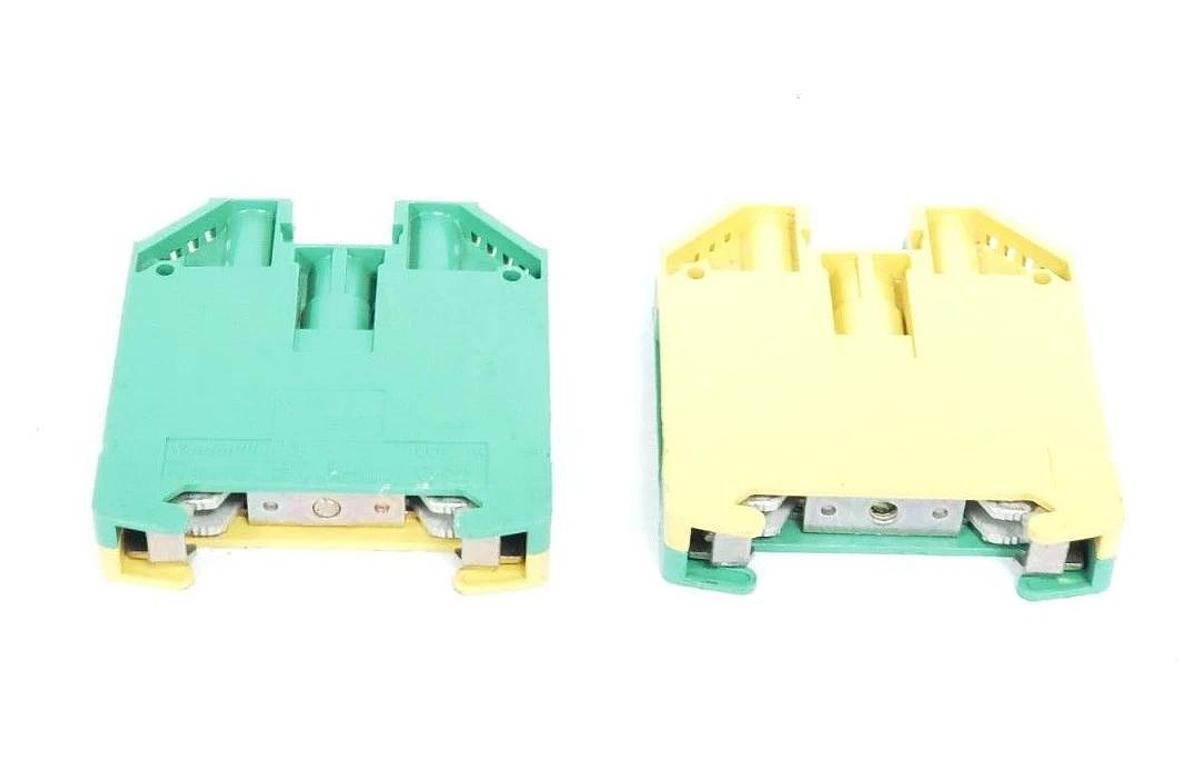 Used LOT OF 2 WEIDMULLER 1010400000 TERMINAL BLOCKS WPE-16 220VAC