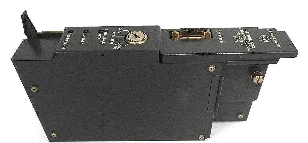 Used ALLEN BRADLEY 1772-LV PLC-2/15 MINI PROCESSOR 1772LV SER. B, FIRMWARE REV. 5