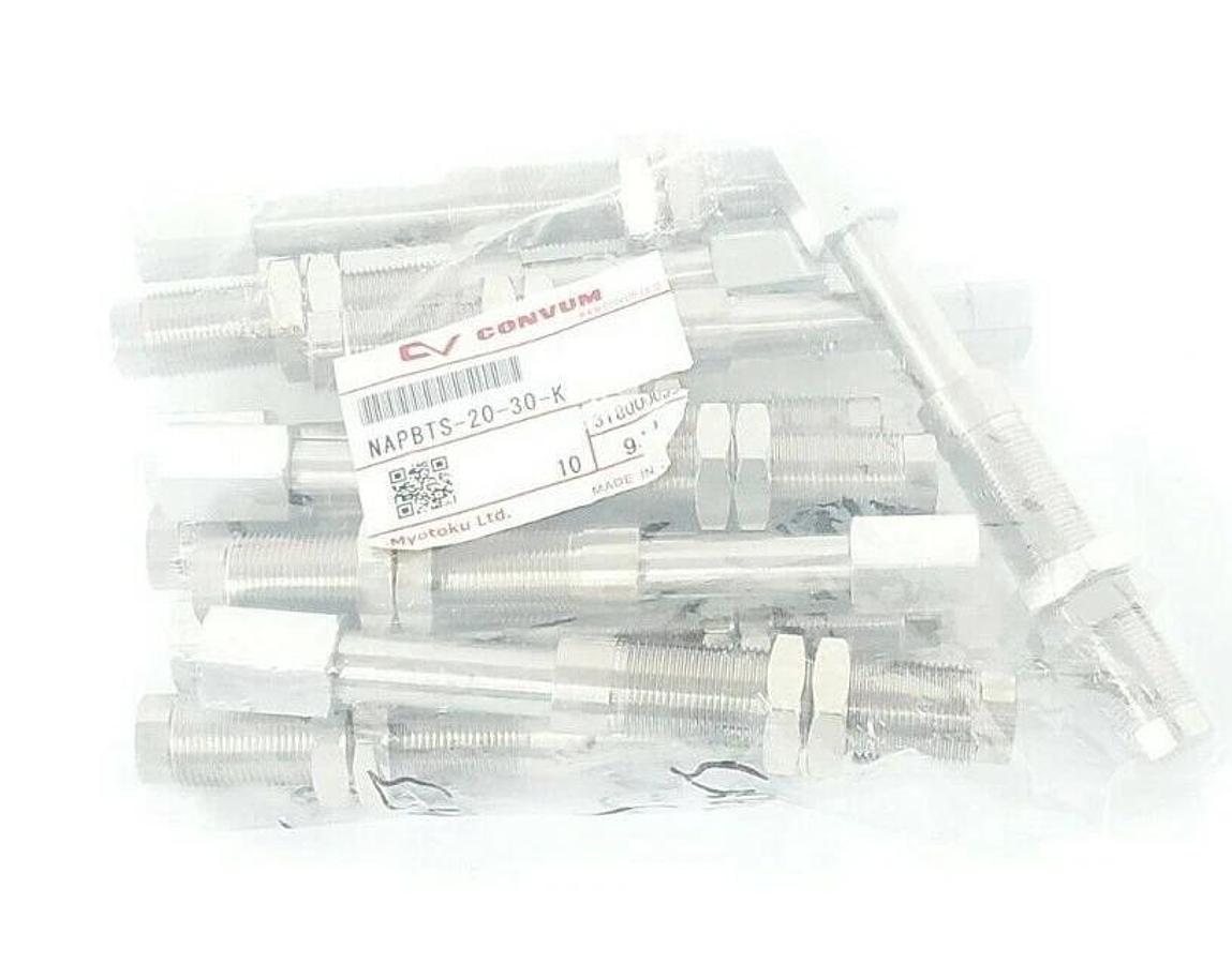 Used LOT OF 10 NEW CONVUM MYOTOKU NAPBTS-20-30-K BELLOWS PADS NAPBTS2030K