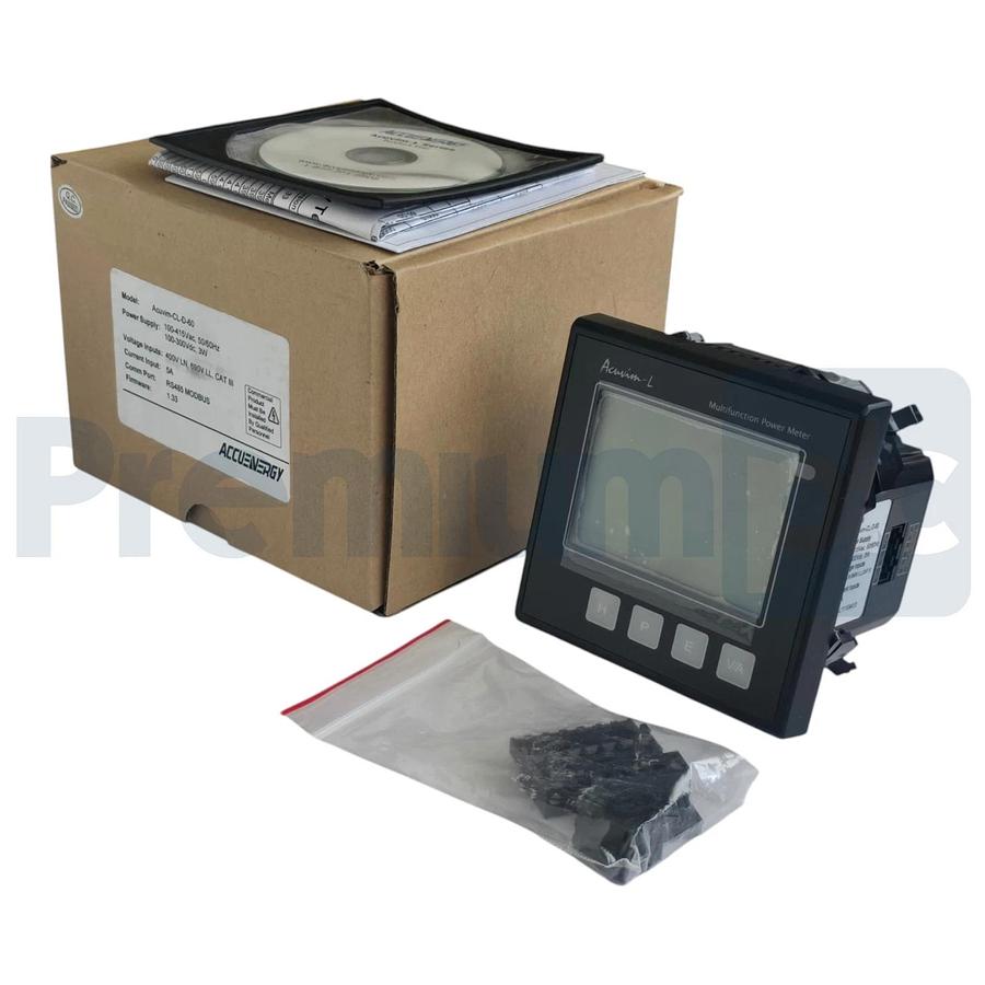 Accuenergy Acuvim-CL-D-60 Multifunction Power & Energy Meter 5A RS485 Modbus NEW