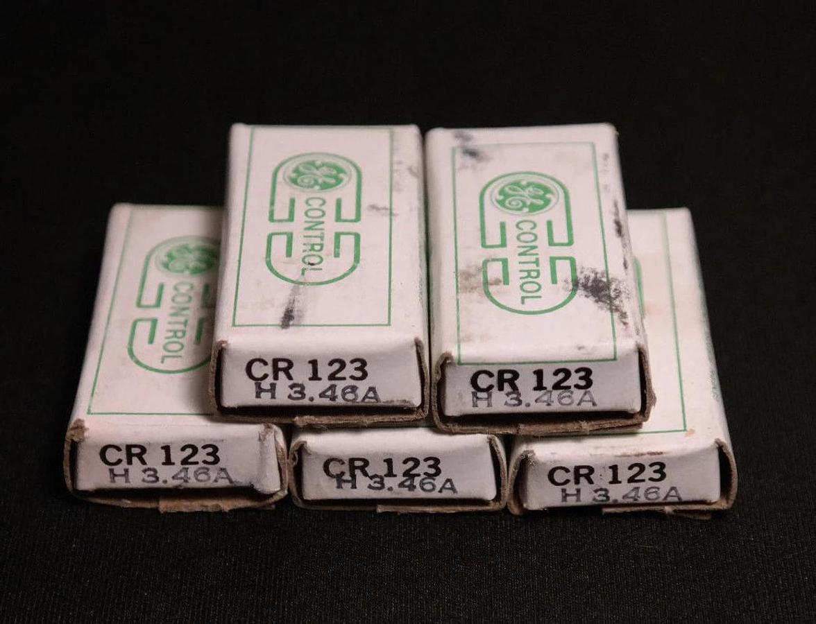 Used LOT OF 5 NIB GE CR-101 MANUAL STARTER HEATERS CR123H3.46A