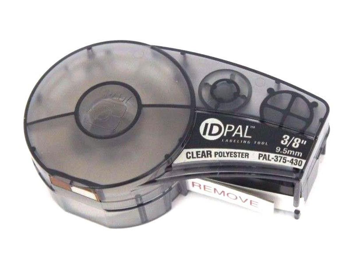 NIB BRADY PAL-375-430 CLEAR POLYESTER LABEL CARTRIDGE 3/8", 9.5MM, B430