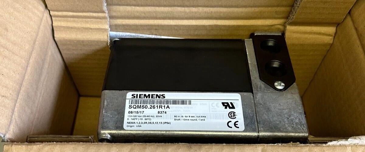NEW SIEMENS SQM50.261R1A / SQM50261R1A ROTARY ACTUATOR 110/120VAC 50/60Hz 20VA