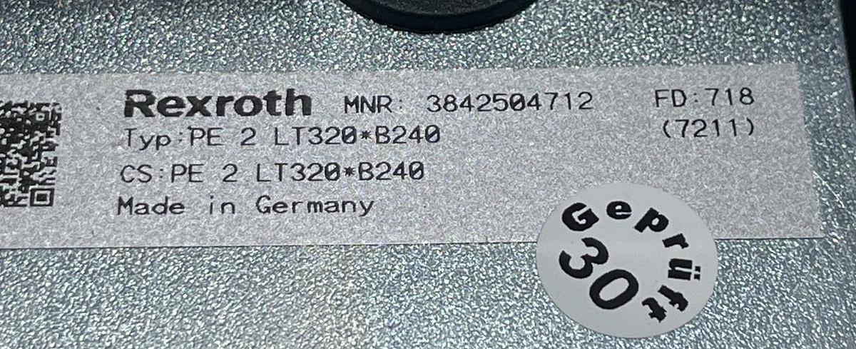 Used Bosch Rexroth 3842504712 Manual Positioning Unit Single Axis System Aluminum NEW