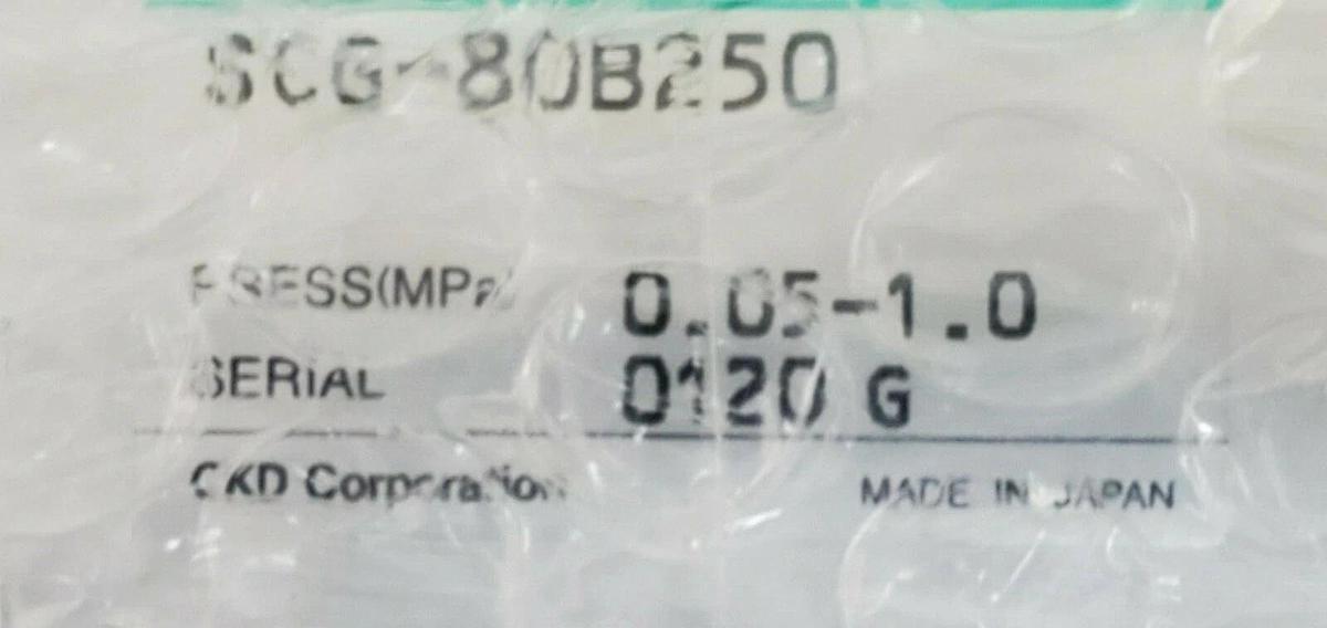 Used NIB CDK SCG-LB-80B-250-T2YH-D CYLINDER SCGLB80B250T2YHD