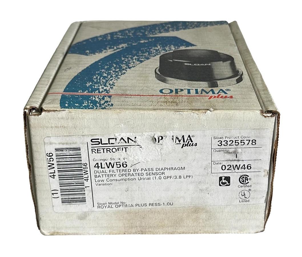 NEW SLOAN 3325578 / 4LW56 ROYAL OPTIMA PLUS RESS-1.0U DUAL FILTERED SENSOR