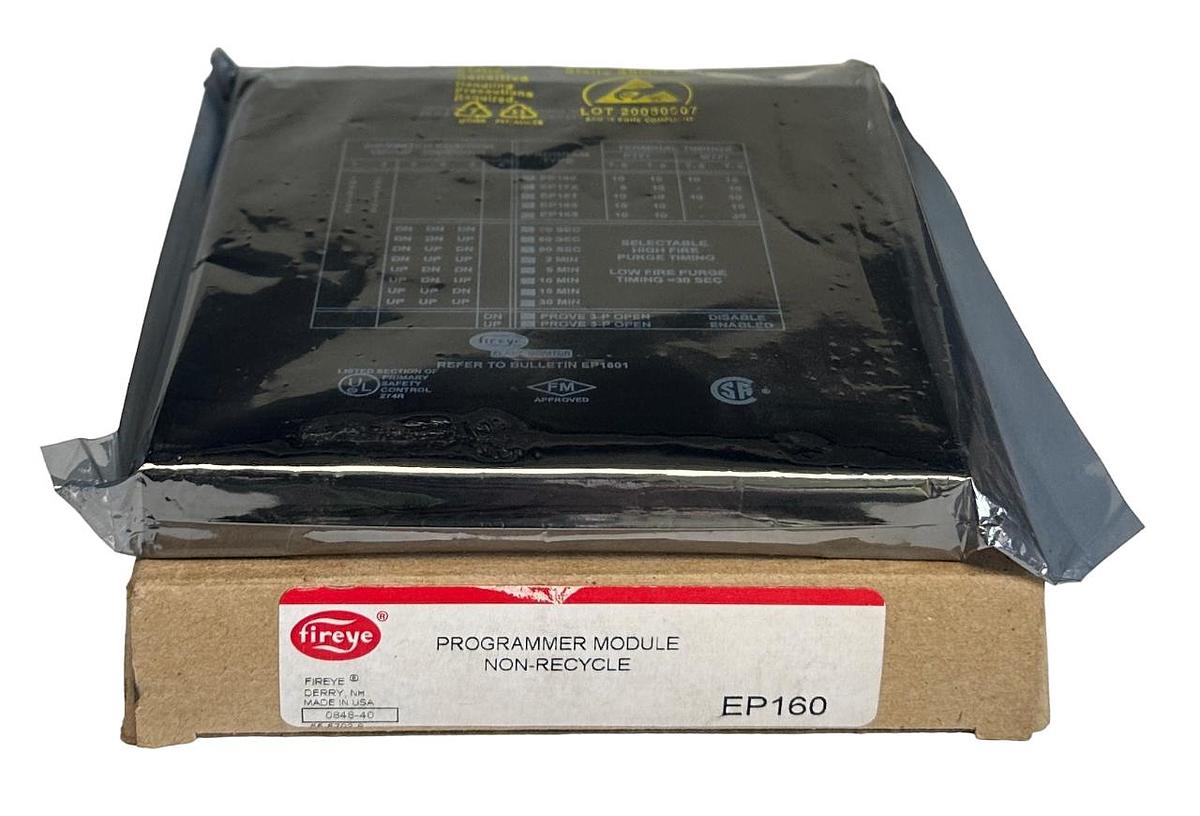 Used NEW UTC FIREYE EP160 FLAME-MONITOR PROGRAMMER MODULE NON-RECYCLE TFI OEM NSMP