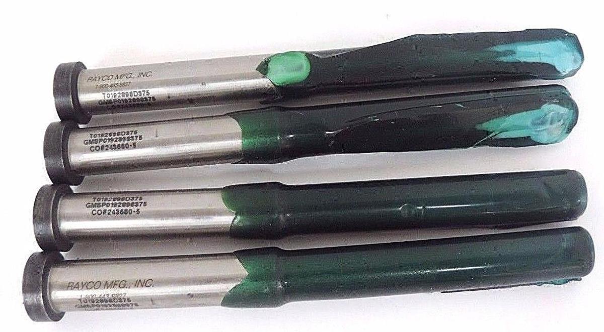 Used LOT OF 4 NEW RAYCO MFG. T0192898D375 PUNCHES GMSP0192898375