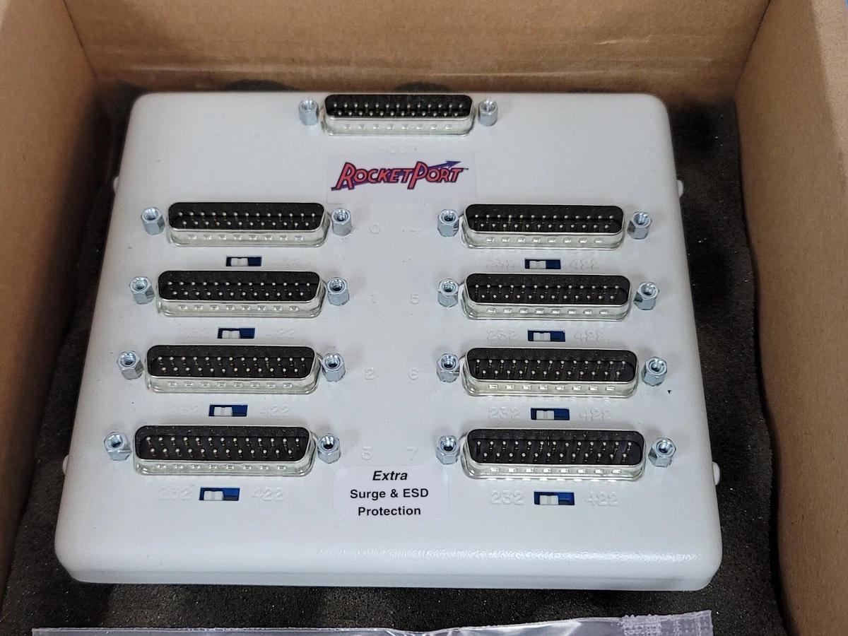 NIB COMTROL 97050-7 ROCKETPORT SURGE INTERFACE RS232/422 - MALE - 8 PORTS