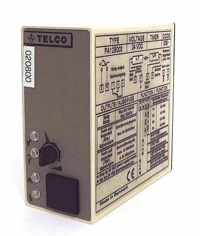 Used TELCO PA12B003 OPTO AMPLIFIER SYMBOLIC 24VDC, PA-12-B-003