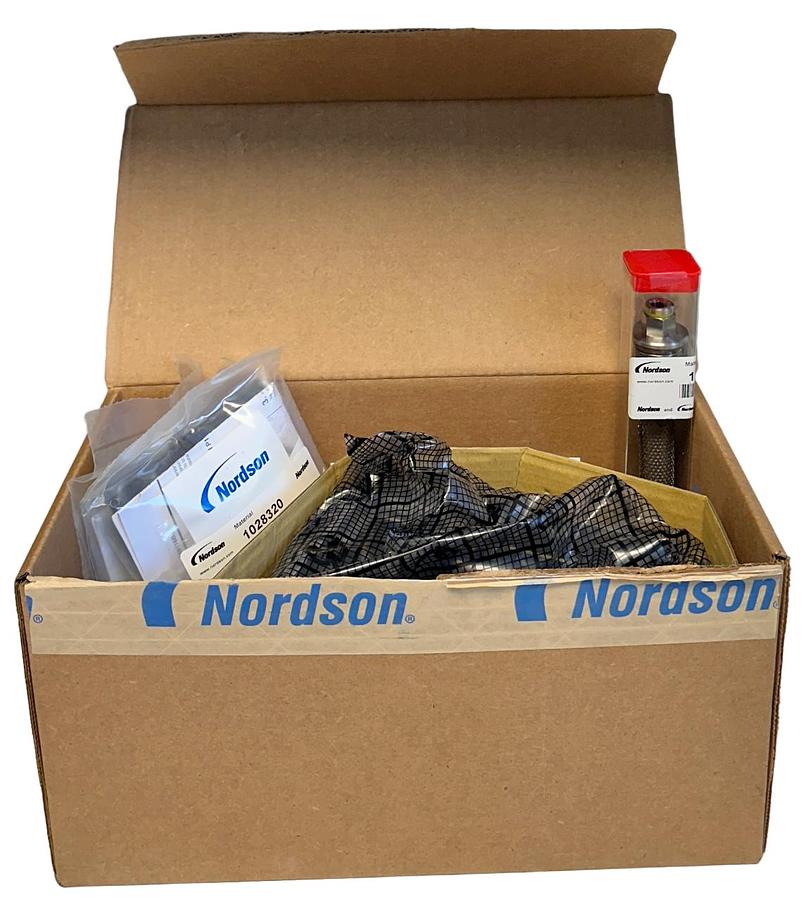 Used NEW NORDSON 1028328 OEM HOSE / GUN MODULE SERVICE KIT FOR GLUE MACHINE NSMP