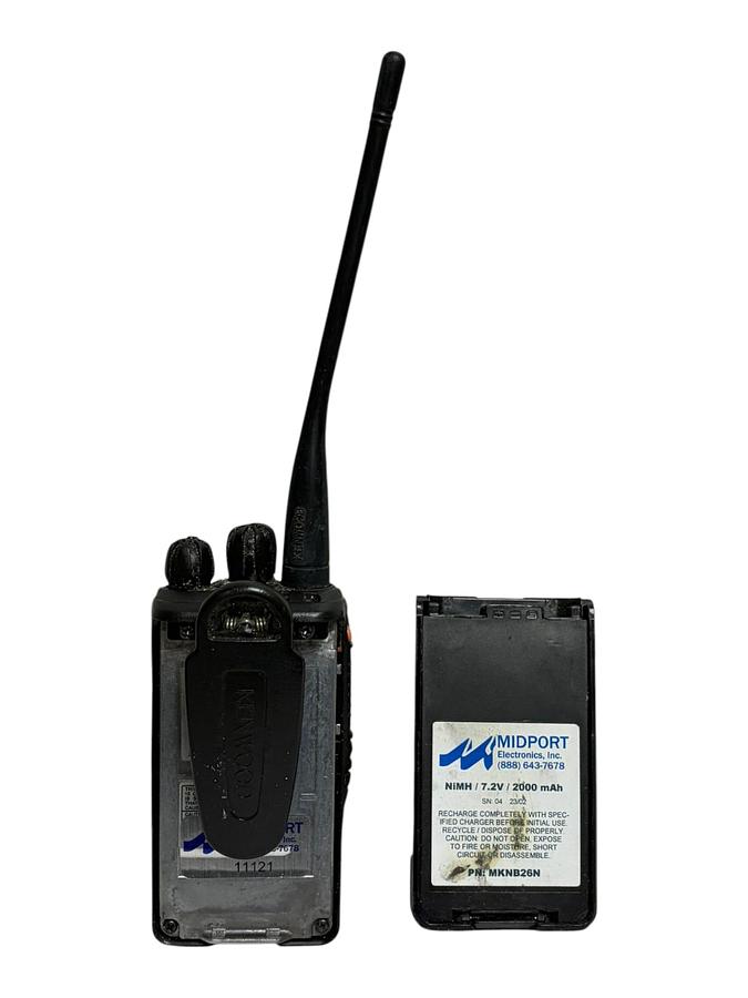 Used Kenwood TK-3360 UHF Two Way Radio Transceiver KSC-25LS Charger MKNB26N Battery