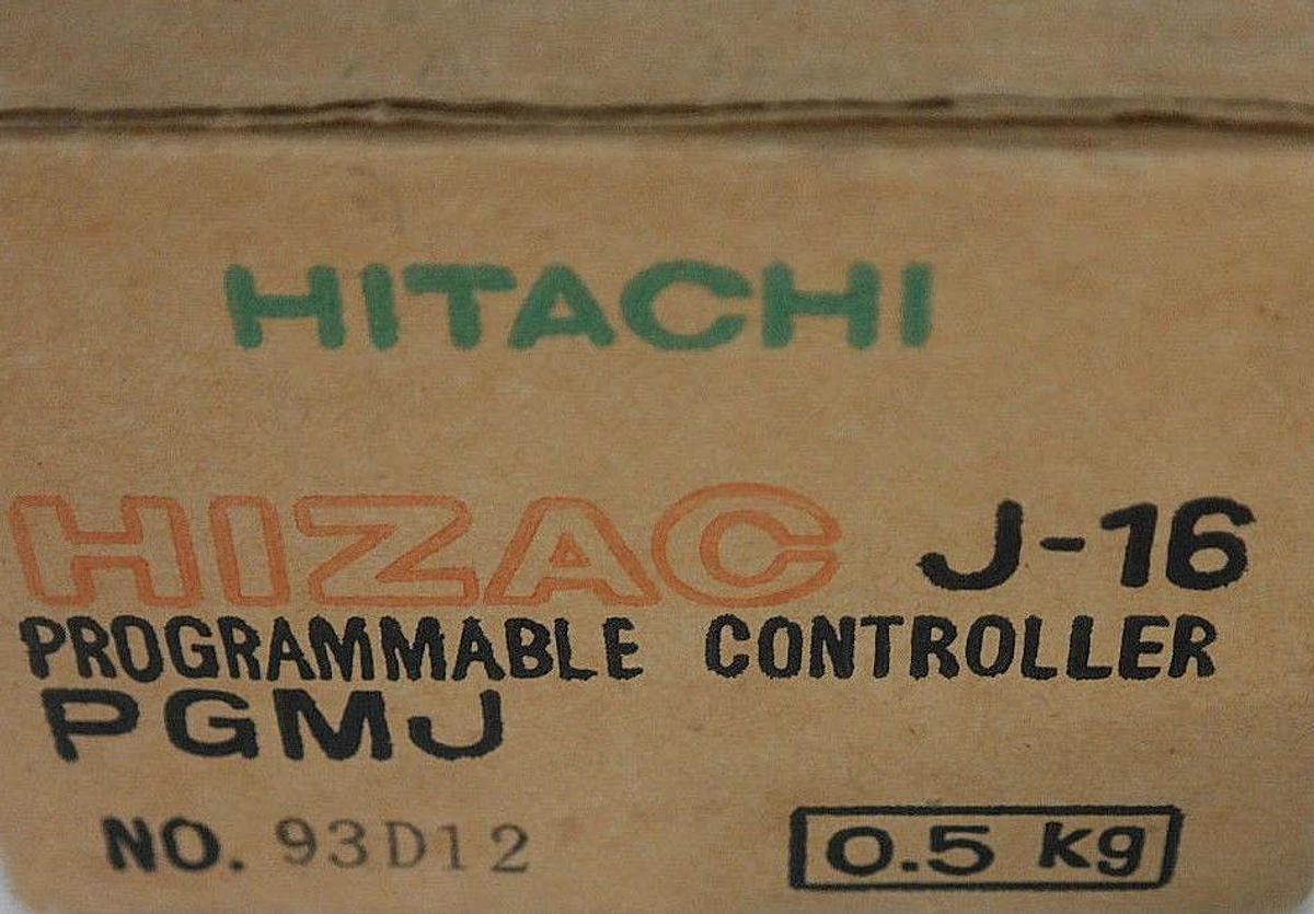 Used NIB HITACHI PGMJ J-16 PROGRAMMABLE CONTROLLER