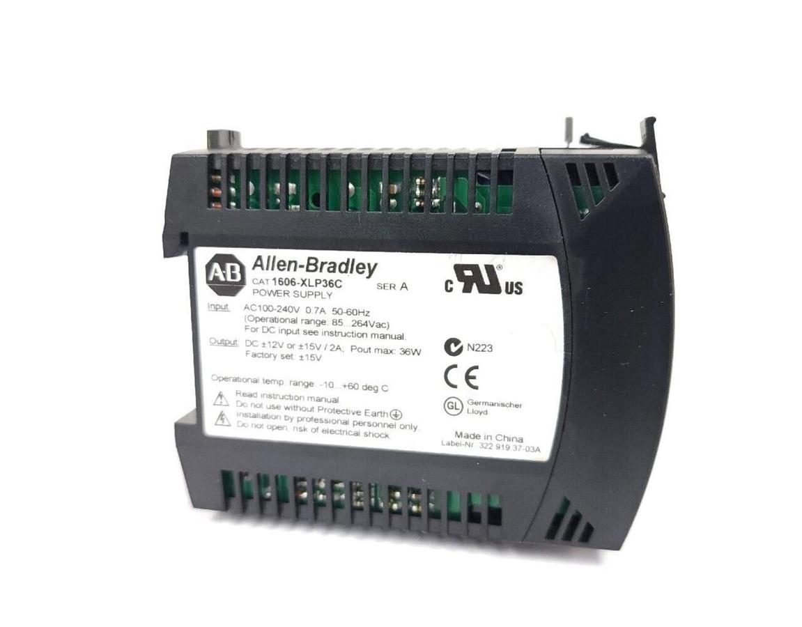 Used ALLEN BRADLEY 1606-XLP36C POWER SUPPLY SER. A