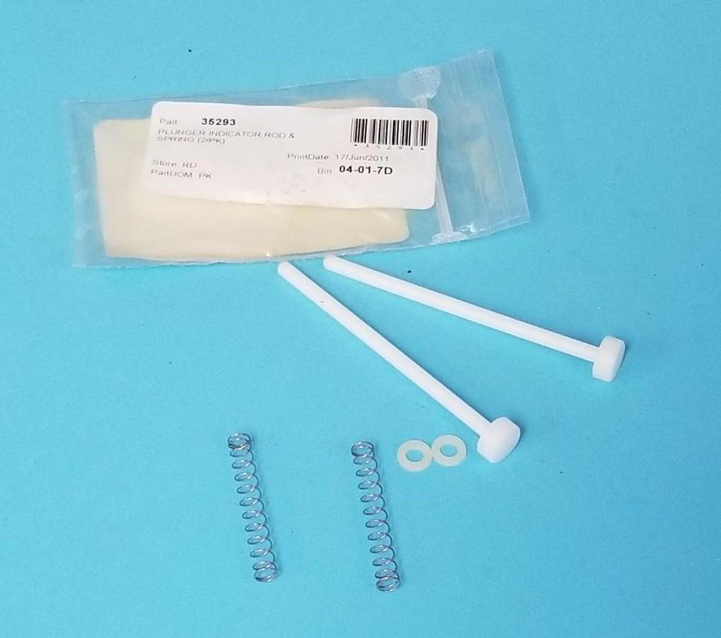 Used BAG OF 2 NEW OPTIMIZE W-802 PLUNGER INDICATOR ROD AND SPRING KITS 35293, W802