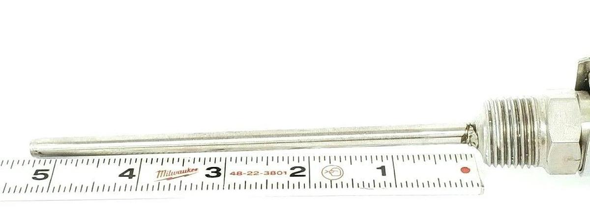 Used ASHCROFT 0-200 DEGREE C THERMOMETER, ~5.25" PROBE