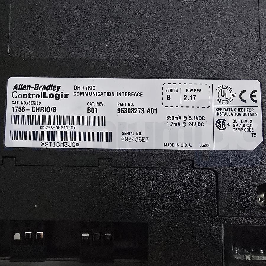 Used Surplus Allen Bradley 1756-DHRIO /B ControlLogix DH+/RIO Communication Module