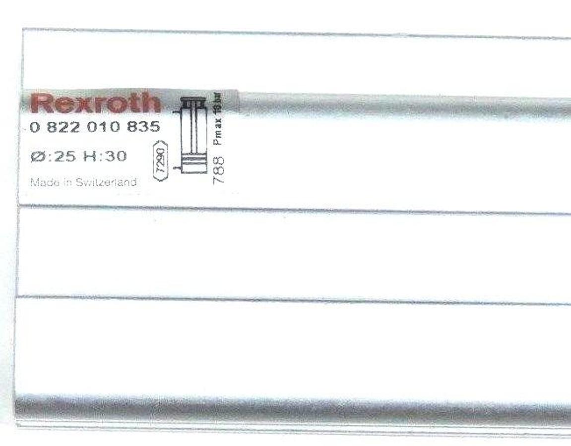 Used NEW REXROTH 0 822 010 835 DOUBLE ACTING CYLINDER 10BAR, 0822010835