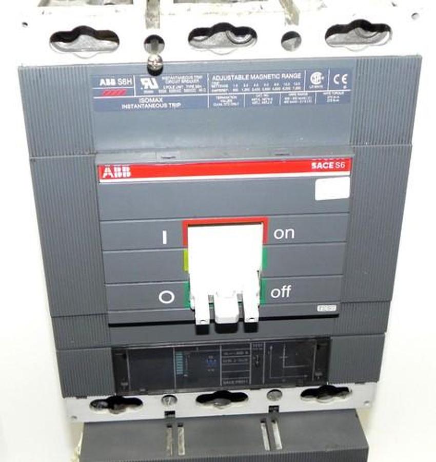 Used ABB AF460W-30 WELDING ISOLATION CONTACTOR AF460 W/ SACE S6 CIRCUIT BREAKER