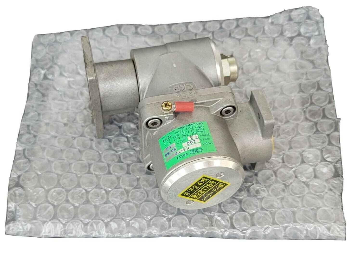 Used CKD E3-TP VALVE E3TP 200V 50/60HZ WATTS: 4.5