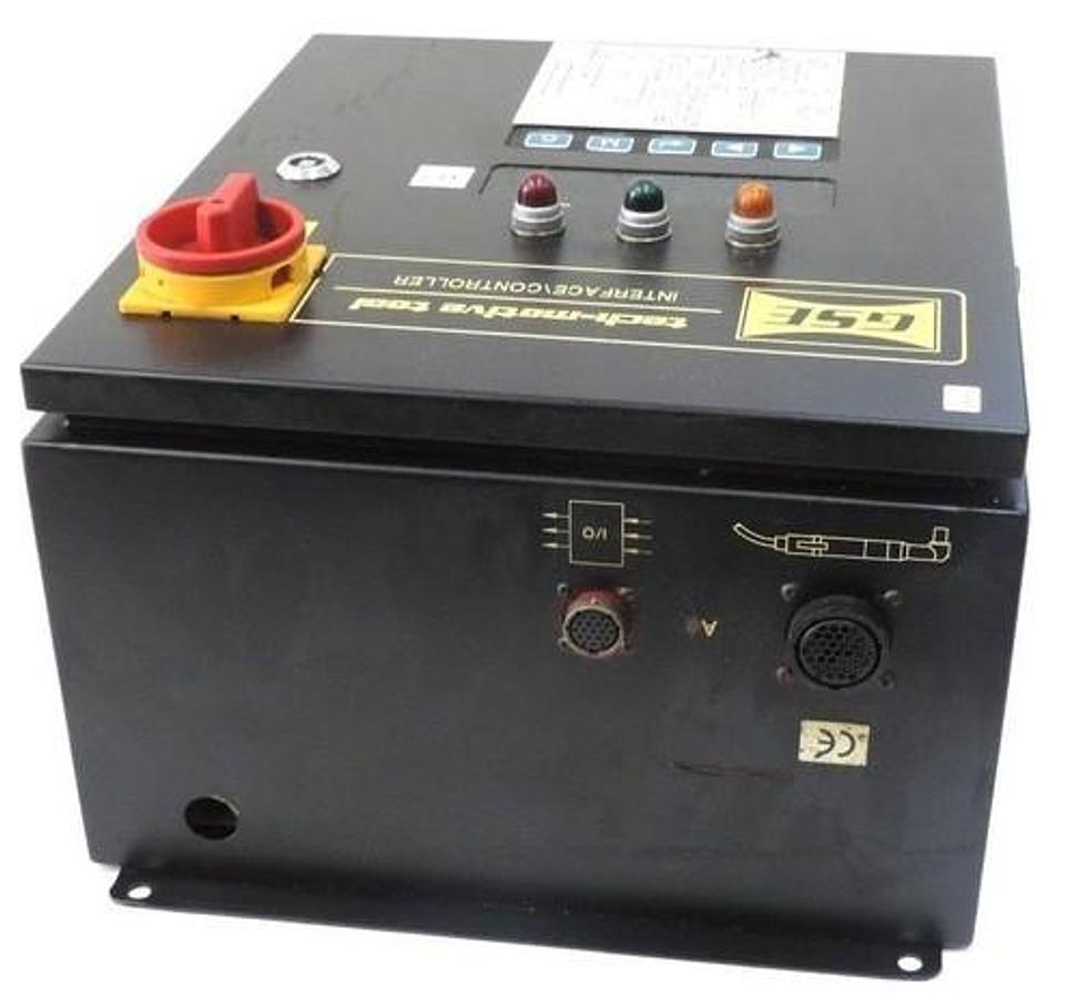 Used GSE TECH-MOTIVE 48D200-01001 INTERFACE CONTROLLER W/ 49-4100-02C4 512A SERVO AMP