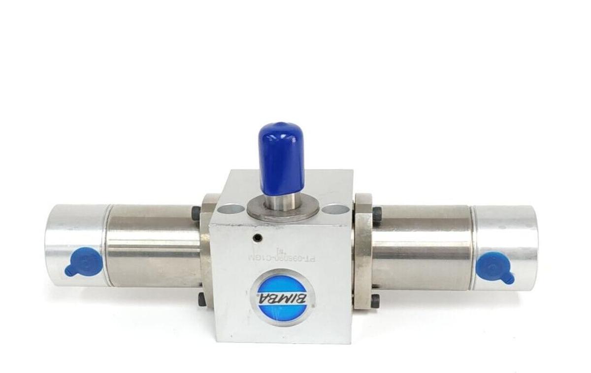 Used NEW BIMBA PT-098090-C1GM PNEU-TURN PNEUMATIC ROTARY ACTUATOR