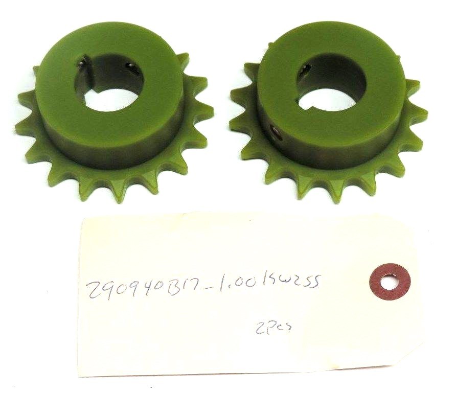 Used LOT OF 2 NEW SLIDEWAYS 290940B17-1.00KWZSS SPROCKETS 290940B17