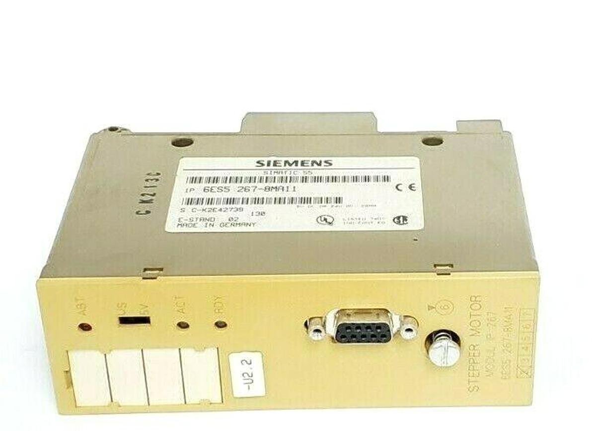 Used SIEMENS 6ES5-267-8MA11 STEPPER MOTOR MODULE IP 267, 6ES52678MA11
