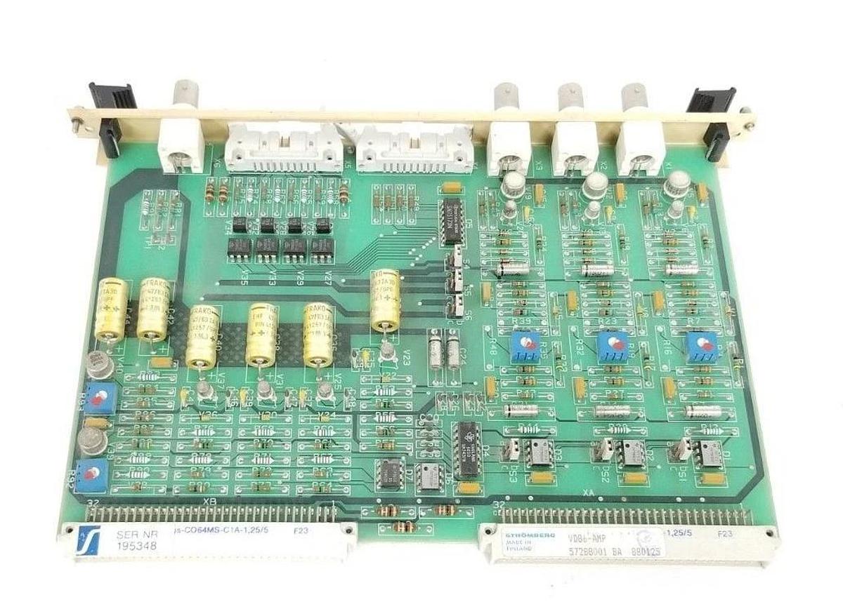 Used ABB / STROMBERG VD86-AMP VIDEO AMPLIFIER BOARD 57288001 5760958-3C VD86AMP