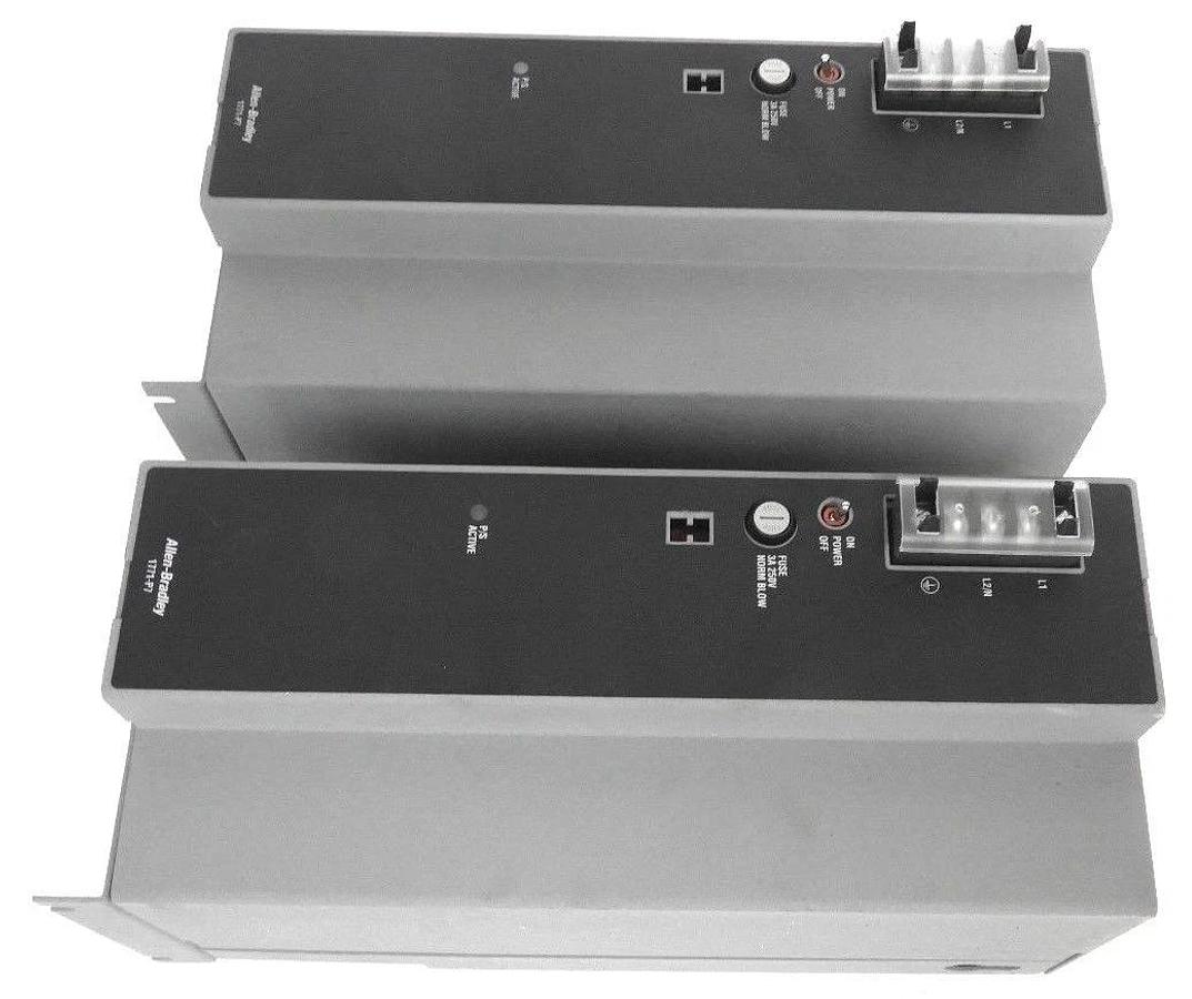 Used LOT OF 2 ALLEN BRADLEY 1771-P7 D POWER SUPPLIES 120/220V SER. D REV. A02