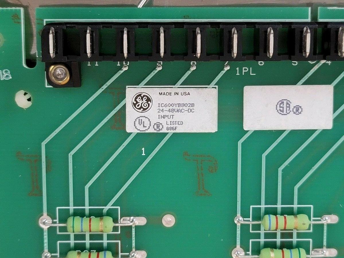 NIB GE FANUC IC600YB802B INPUT MODULE 48VAC W/ IC600FP802A FACEPLATE