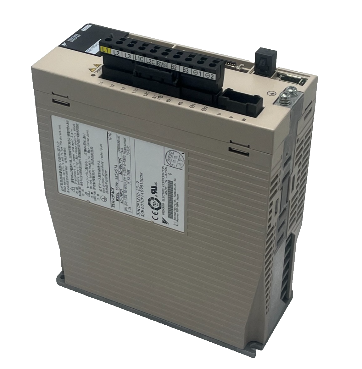 Used YASKAWA SGDV-5R5A01A Servopack Servo Drive Amplifier 0.75kW 750W Sigma V Series