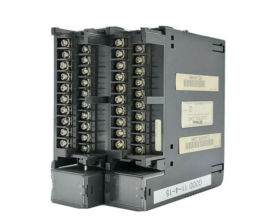 Used LOT OF 2 GE FANUC IC693MDL330B OUTPUT MODULES 120/240V, 1A 8PT
