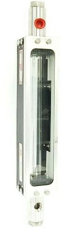 Used BROOKS INSTRUMENTS 1110-08H2B1A SLPM FLOW METER, 0-100% OF MAX FLOW, 111008H2B1A