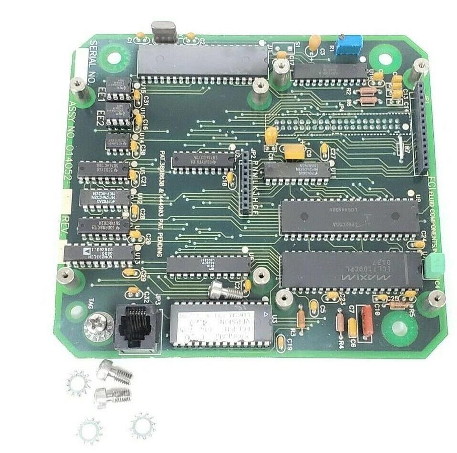 Used FLUID COMPONENTS 014052-01 CONTROL BOARD INTERFACE PWB 014051-01 REV. C