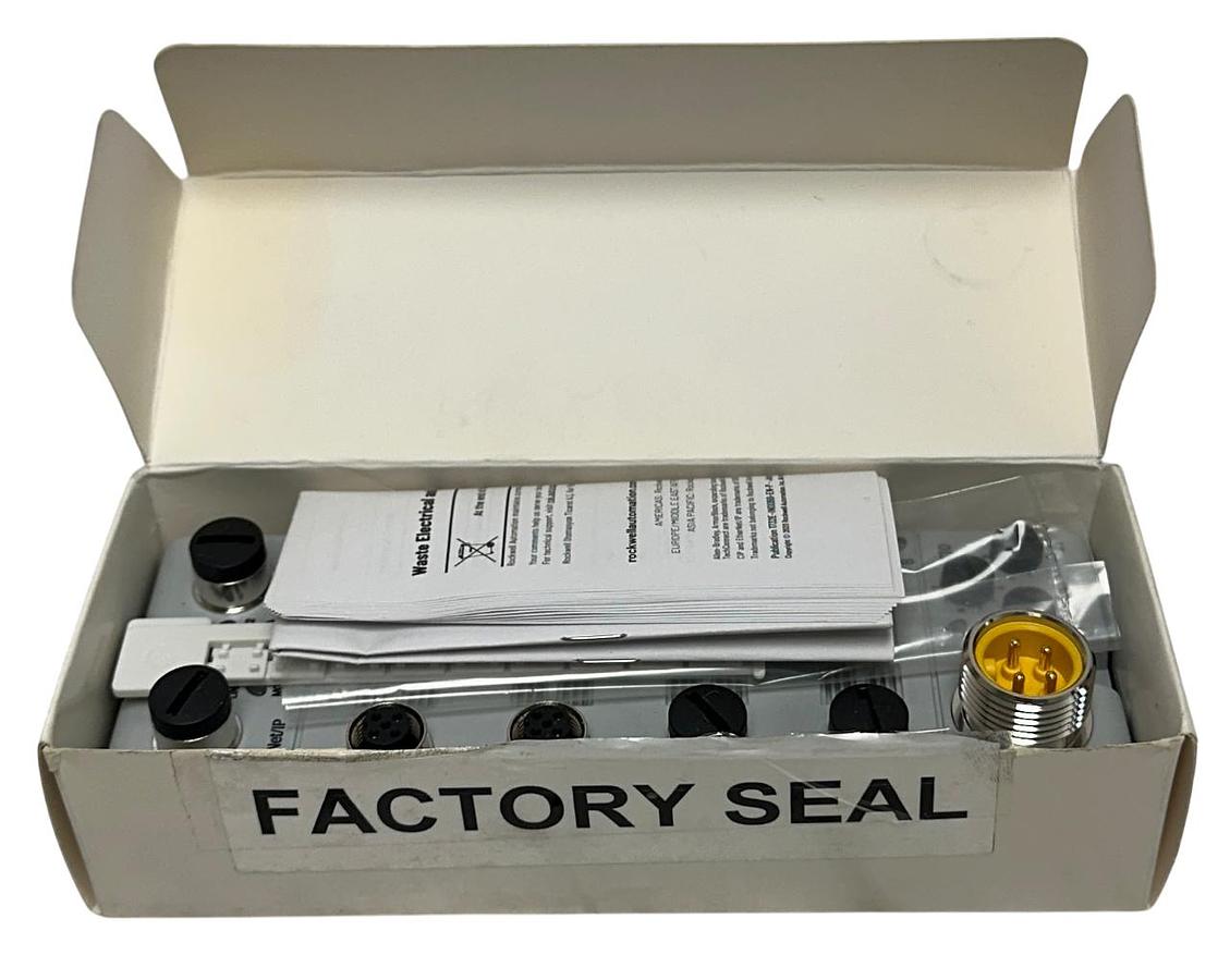 Used ALLEN BRADLEY 1732E-IB16M12R /B ArmorBlock 16-PT INPUT MODULE EtherNet/IP NSMP