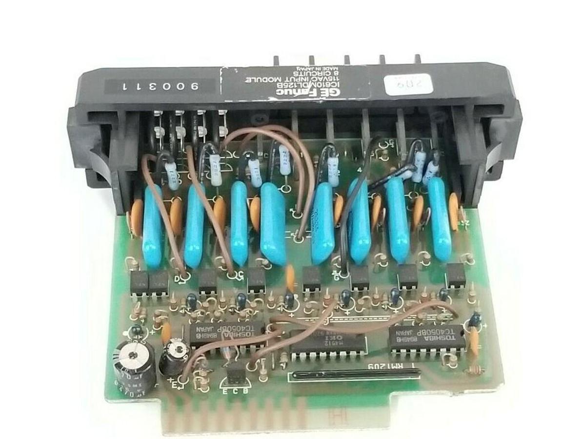 Used GE FANUC IC610MDL125B INPUT MODULE 115VAC 8 CIRCUIT IC610MDL125