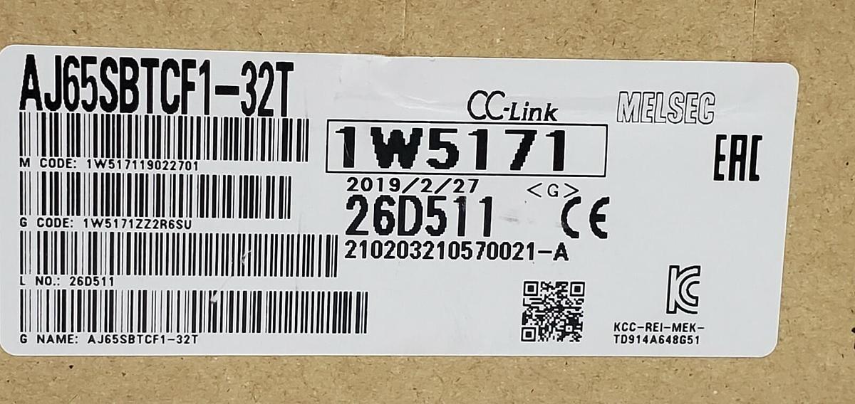 NIB MITSUBISHI ELECTRIC AJ65SBTCF1-32T CC-LINK MELSEC OUTPUT MODULE