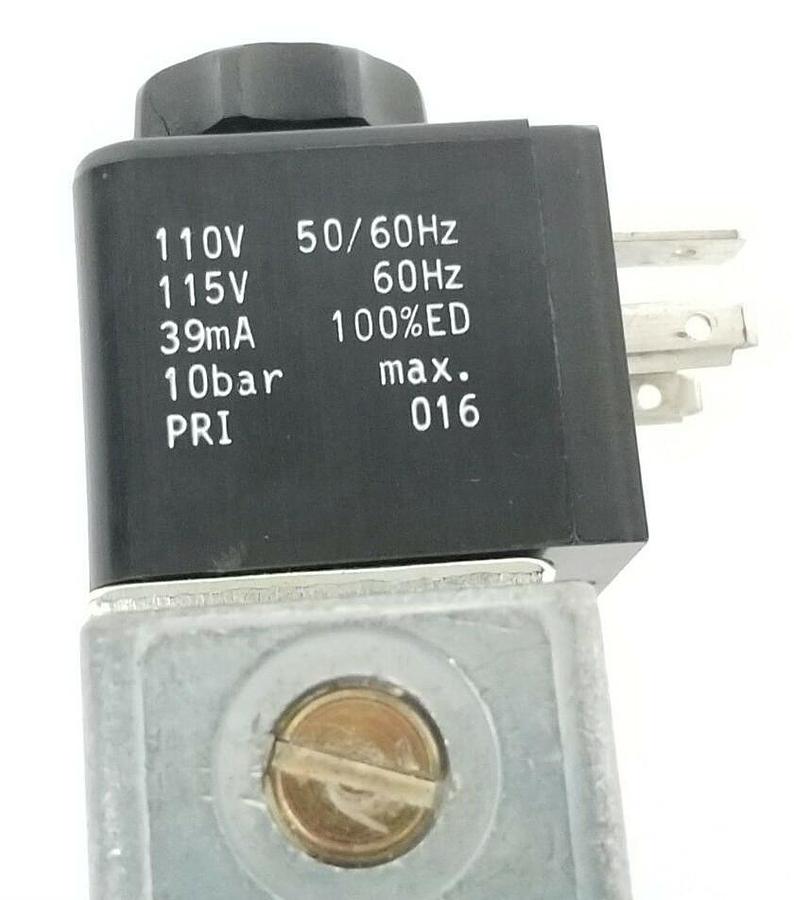 Used WABCO WESTINGHOUSE 572 227 7270 SOLENOID VALVE W/ W5140 COIL 110-115V 50-60HZ